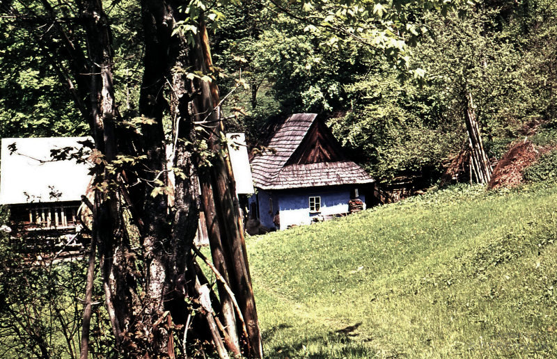 Drevenica Štefana Blaščáka v osade Baranie