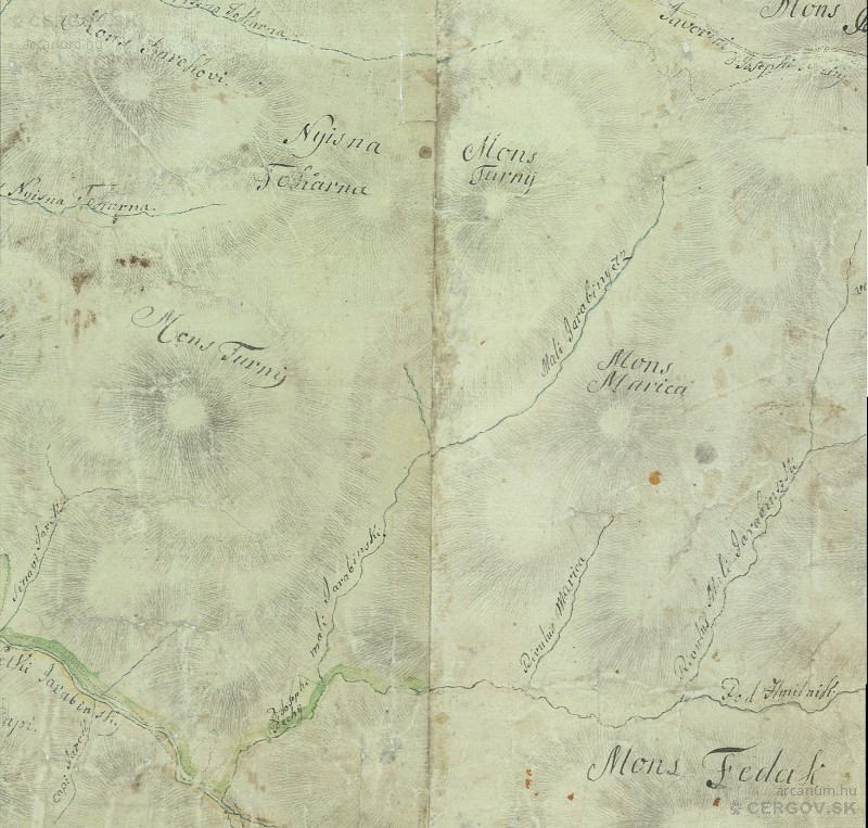 Veľká Javorina, oblasť dnešnej rezervácie Vlčia, dolina Malý Jarabinčík