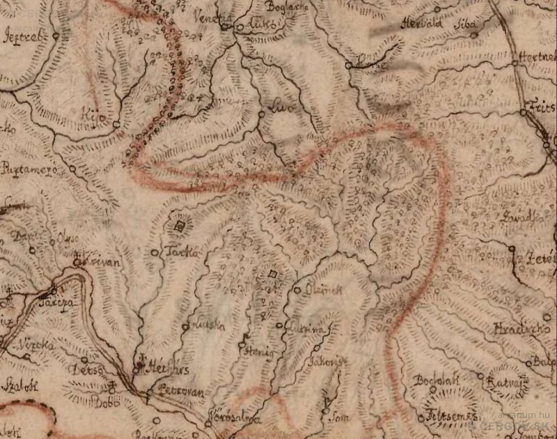 Comitatus Sárosiensis 1730-1740