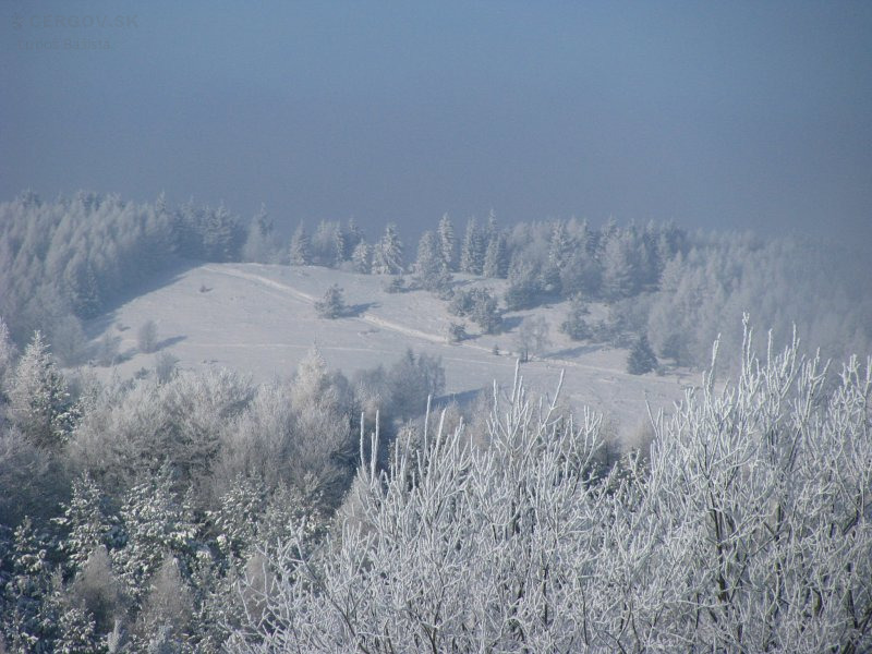 Pohľad na Veľkú Javorinu z Čergova