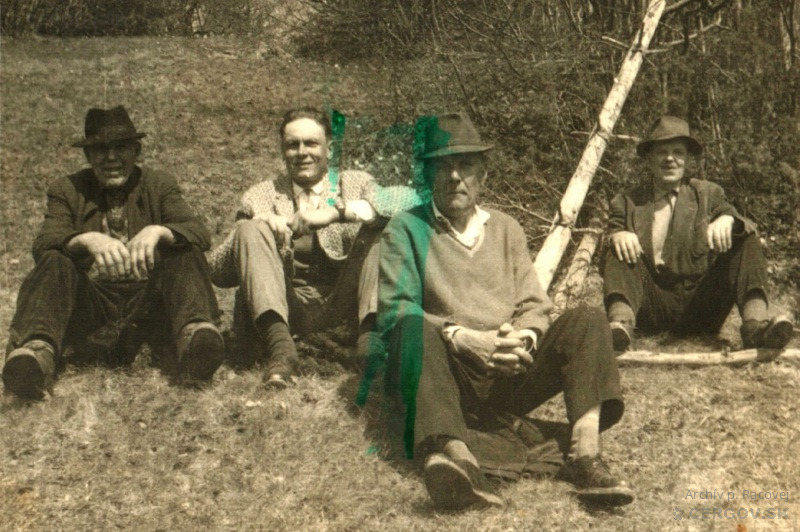 Poslední Baraniari. Zľava: Andrej Blaščák, Štefan Timura, Štefan Blaščák a Juraj Blaščák