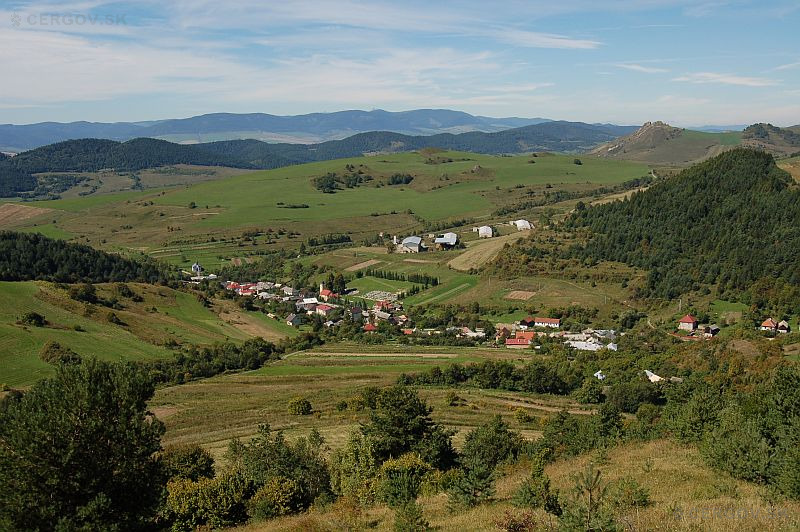 Výhľad na obec Milpoš